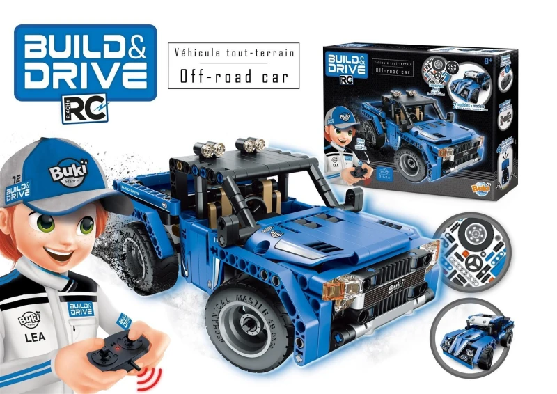Image of Buki R/C 4x4 Car in Blue Size: 1 Pack Blue Unisex 1 Pack