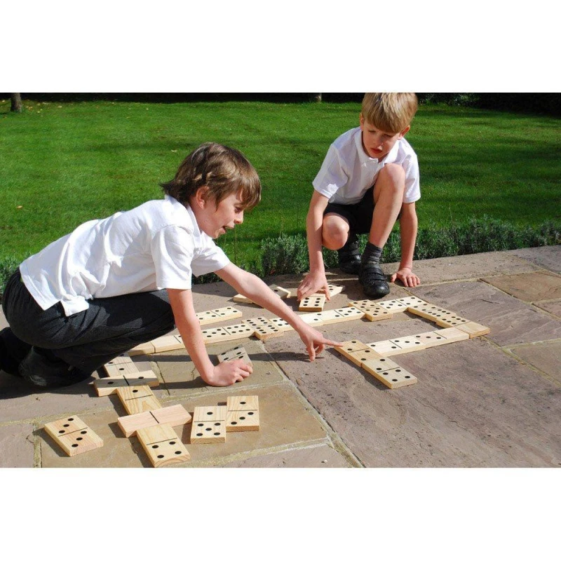 Image of Sports Directory Wooden Dominoes Neutral unisex One Size