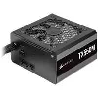 Image of CORSAIR TX-M Series TX550M Semi-Modular Low-Noise ATX Power Supply - black