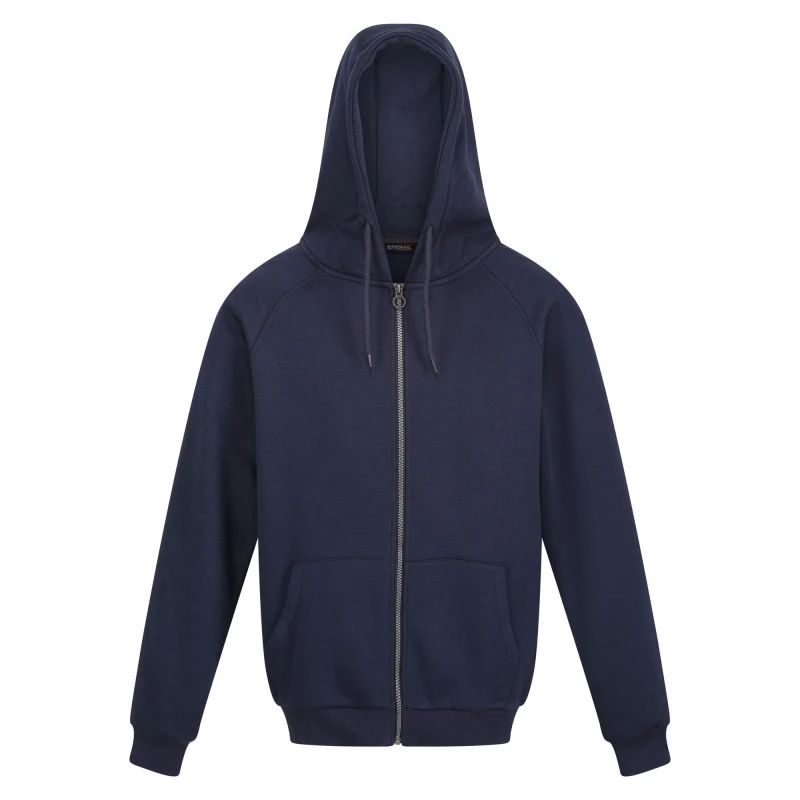 Image of Regatta Professional Mens Full Zip Hoodie in Navy Size: XS Navy Male XS