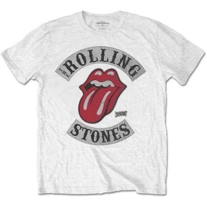 Image of The Rolling Stones - Tour 1978 Mens Large T-Shirt - White