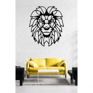Image of Leo Black Decorative Metal Wall Accessory