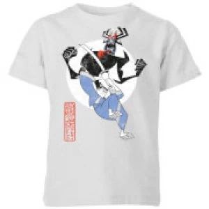 Image of Samurai Jack Eternal Battle Kids T-Shirt - Grey - 5-6 Years