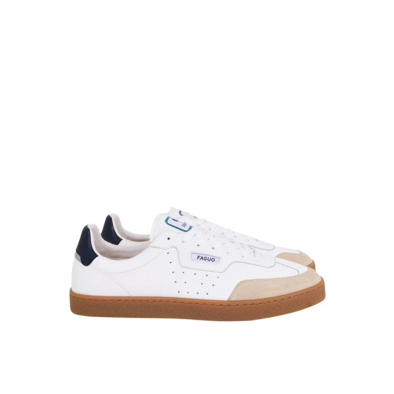Image of Faguo Leather Trainers Faguo Lumbo Blanc Male 41