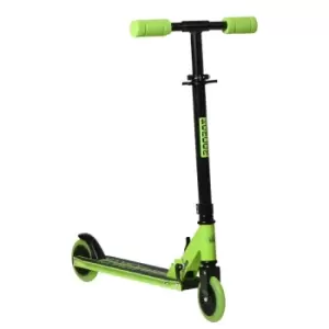 Image of Homcom Foldable Scooter For Kids Toddler With Adjustable Height Brake Green