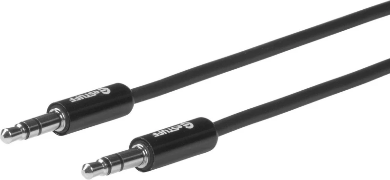 Image of eSTUFF ES608001 audio cable 0.5 m 3.5mm Black