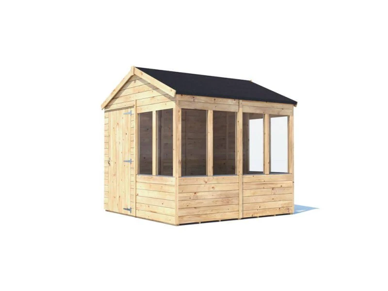 Image of Dunster House Potting Shed Apex Roof W8' X D8' (W2.4M X D2.4M) Superfelt, Overlord Modular