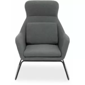 Image of Stockholm Chair with Black Metal Frame - Premier Housewares