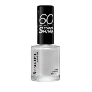Image of Rimmel Nail Polish 60 Second Silver Bullet 8ml