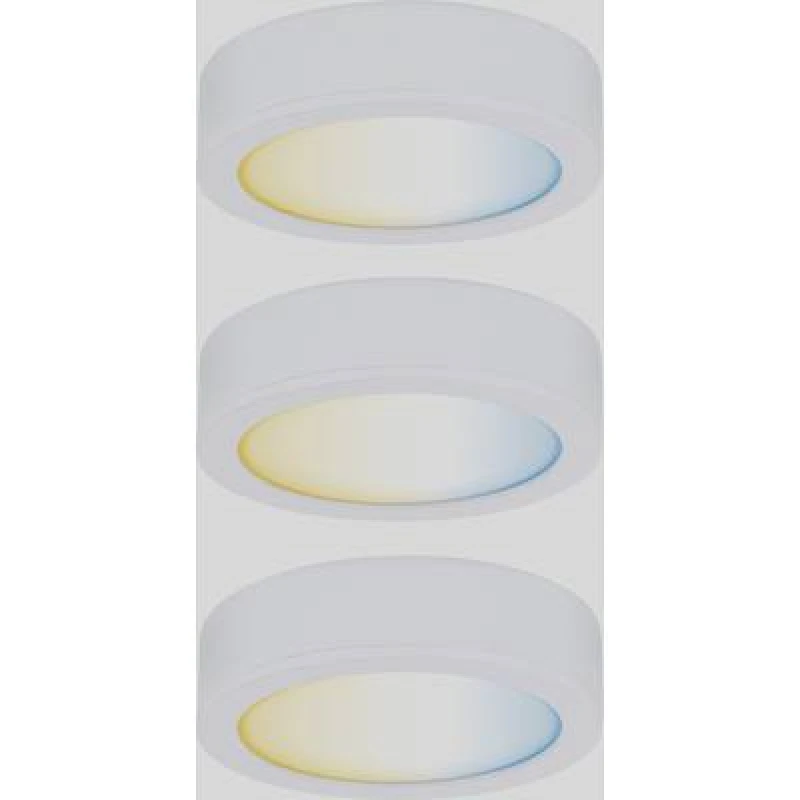 Image of Paulmann Paulmann CC Start Disc Plinth lighting 3 Piece set 2.10 W Warm white White 99975