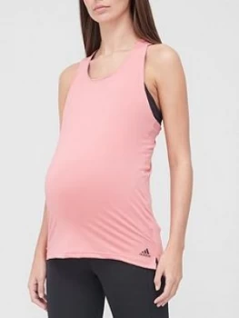 Image of Adidas Maternity Tank Top - Pink