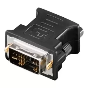 Image of Goobay Analog DVI/VGA adaptor - Black