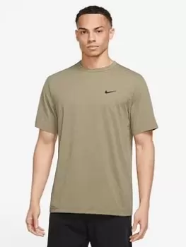 Image of Nike Train Hyverse T-Shirt - Green Size M Men