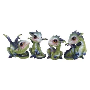Image of Curious Hatchlings (Set of 4) Ornaments
