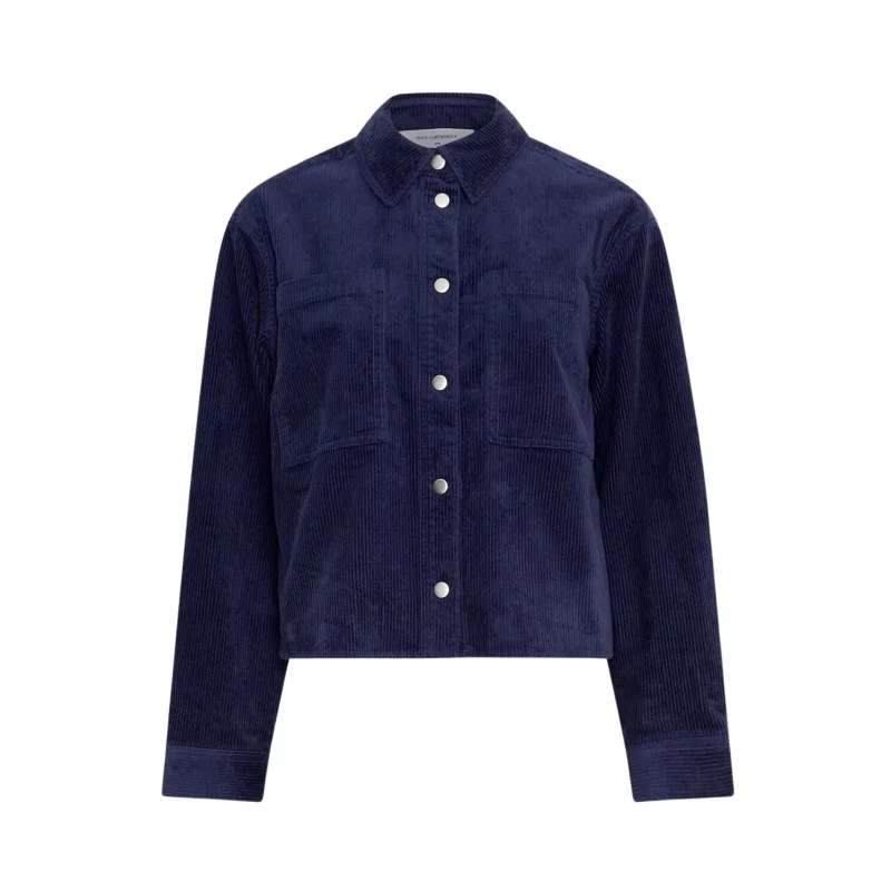 Image of moss copenhagen Womens overshirt Moss Copenhagen Arcelle Geggo Bleu Female L/XL