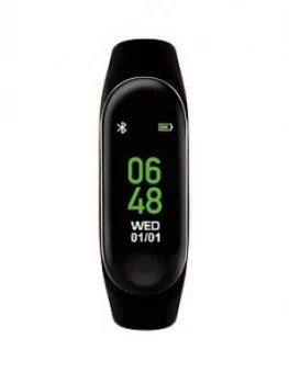 Image of Reflex Active Series 1 Activity Tracker With Colour Touch Screen And Black Silicone Strap