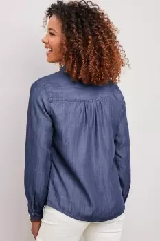 Image of Free Spirit Long Sleeve Denim Blouse