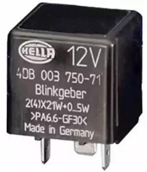 Image of Flasher Unit 3pin 12v Relay 4DB003750-711 by Hella