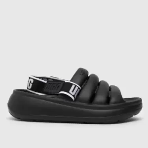 Image of UGG Black Sport Yeah Junior Sandals