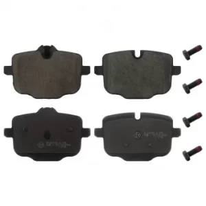 Image of Brake Pad Set 16812 by Febi Bilstein Rear Axle
