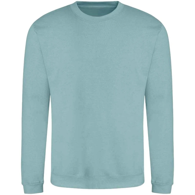 Image of AWDis AWDis Just Hoods Crew Neck Plain Sweatshirt (280 GSM) in Aqua Size: Small Aqua S Unisex 5063425908493