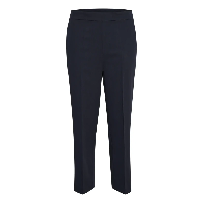 Image of Kaffe Womens crop Trousers KAFFE Sakura HW Bleu Female 32