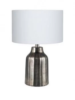 Image of Pacific Lifestyle Greta Antique Textured Metal Table Lamp