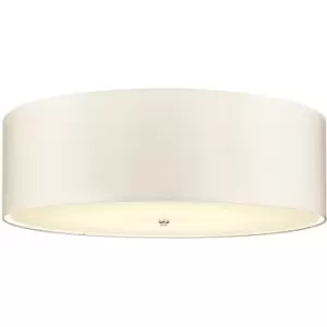 Image of Elstead - LightBox Fletcher 34 Flush Ceiling Light with Polished Chrome Finial