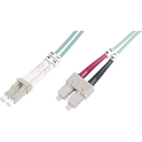 Image of Digitus DK-2532-02/3 Fibreglass FO Cable [1x LC plug - 1x SC plug] 50/125 µ Multimode OM3 2m DK-2532-02/3