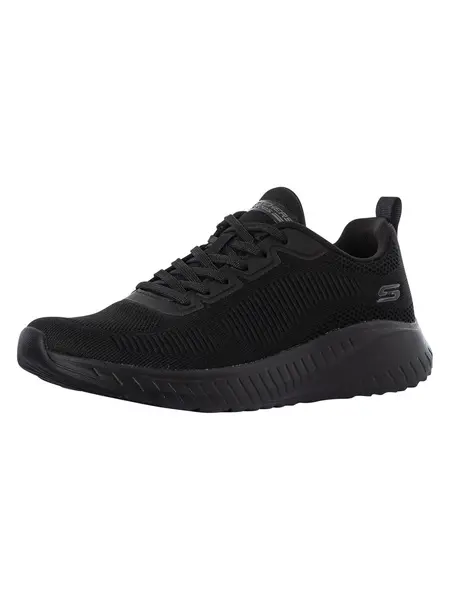 Image of Skechers BOBS Squad Chaos Trainers Black 10 UK
