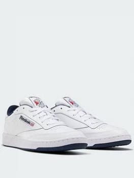 Image of Reebok Club C 85 - White/Navy, Size 9, Men