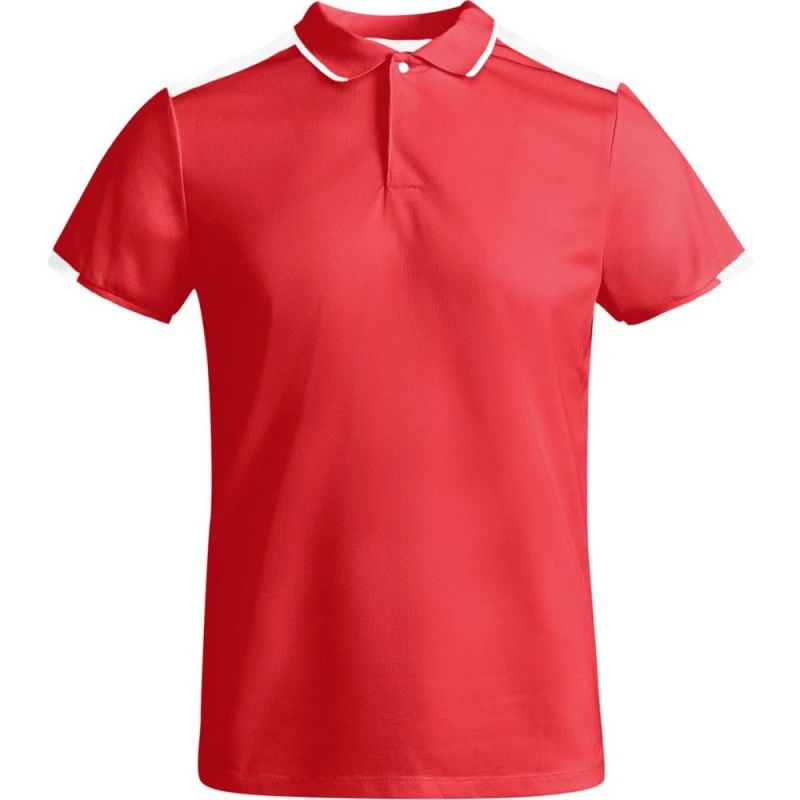 Image of ROLY Tamil Short-Sleeved Polo Shirt in Red Size: 4 Years Red Unisex 4 Years