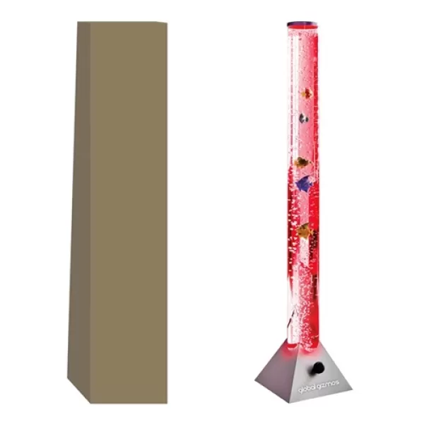 Image of Global Gizmos 90cm Water Bubble Lamp With Fish