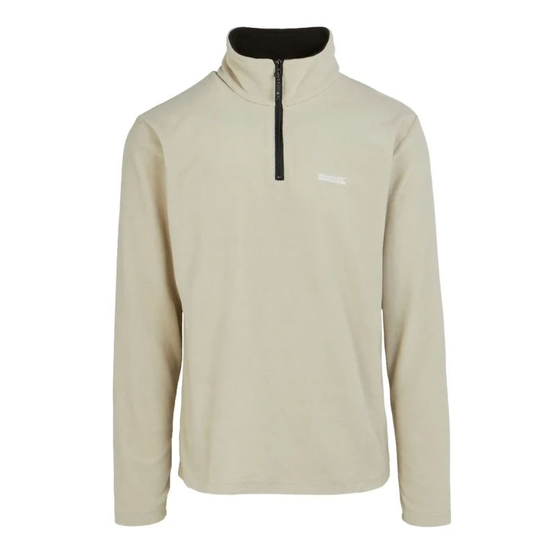 Image of Regatta Regatta Men 'Thompson' Lightweight Half Zip Fleece in Light Grey Size: 5X-Large Light Grey 5XL Male 5063019763675