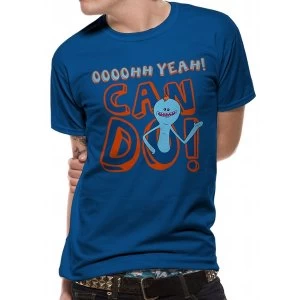 Image of Rick And Morty - Can Do Mens Small T-Shirt - Blue