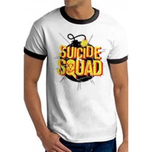Image of Suicide Squad Mens Exploding Bomb T-Shirt - Small