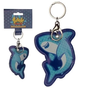 Image of Fun Leatherette Shark Keyring