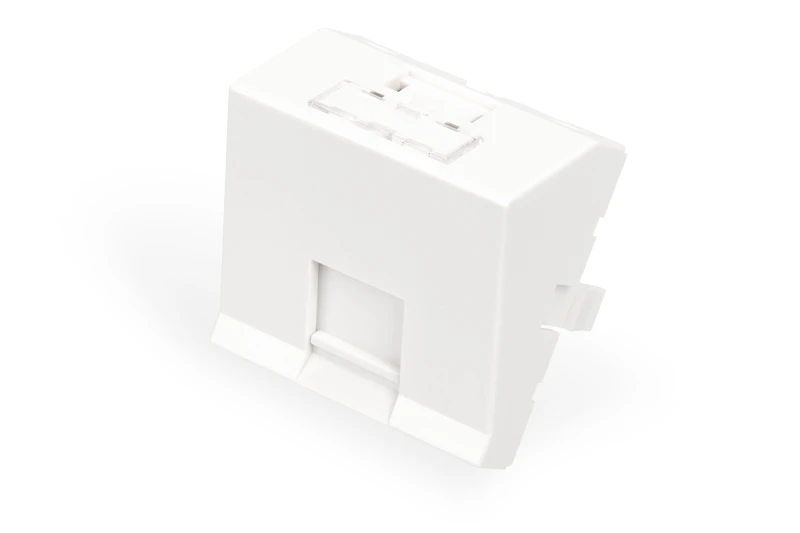 Image of Digitus Face plate. 1 port. 45 x 45 mm. angled. for frame DN-93802-5-S