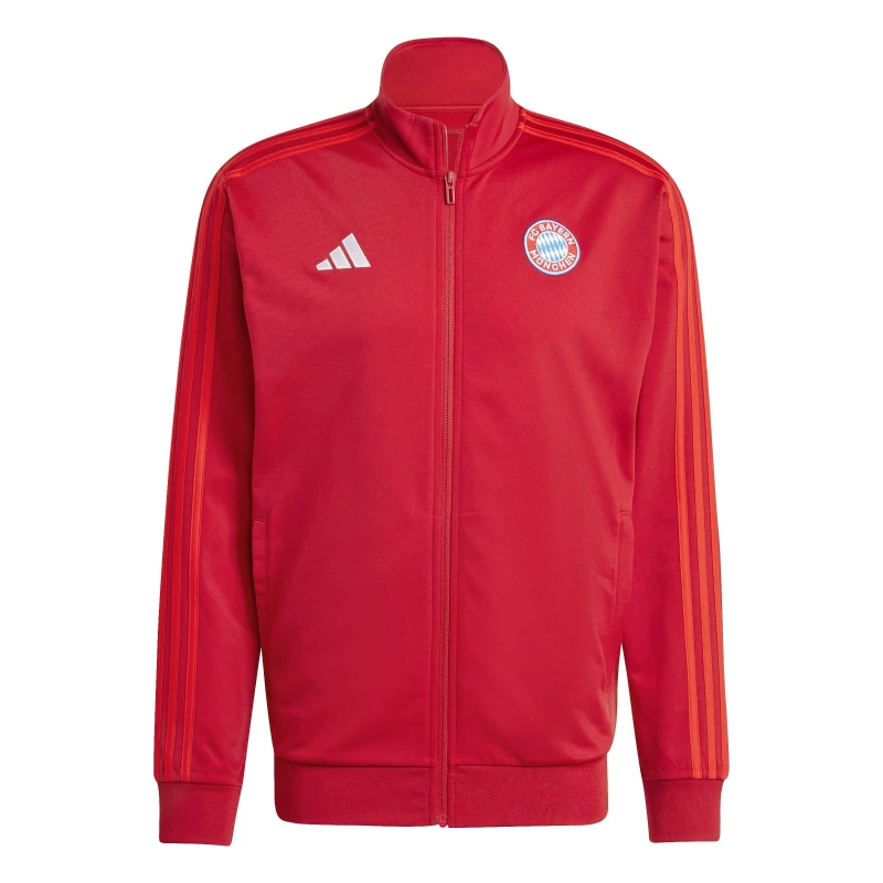 Image of adidas FC Bayern Munich DNA Track Top 2024 2025 Adults - Red Red S