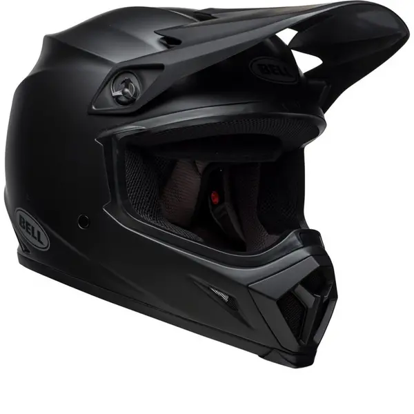 Image of Bell MX-9 MIPS Solid Matte Black ECE 22.06 Offroad Helmet Size M