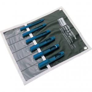 Image of Draper 6 Piece Hollow Punch Set Metric