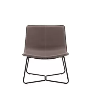 Image of Gallery Interiors Hawkline Lounge Chair in Ember