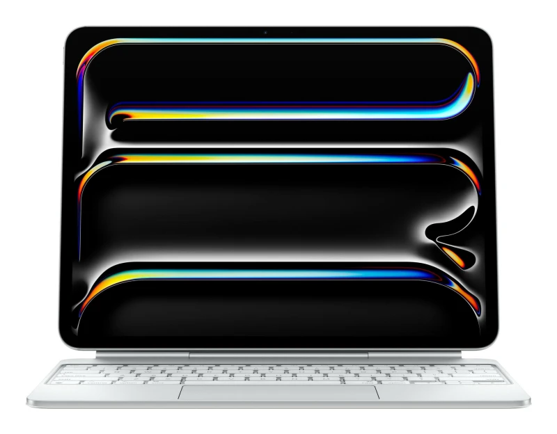 Image of Apple Apple Magic Keyboard for iPad Pro 13-inch (M4) - German - White MWR43D/A