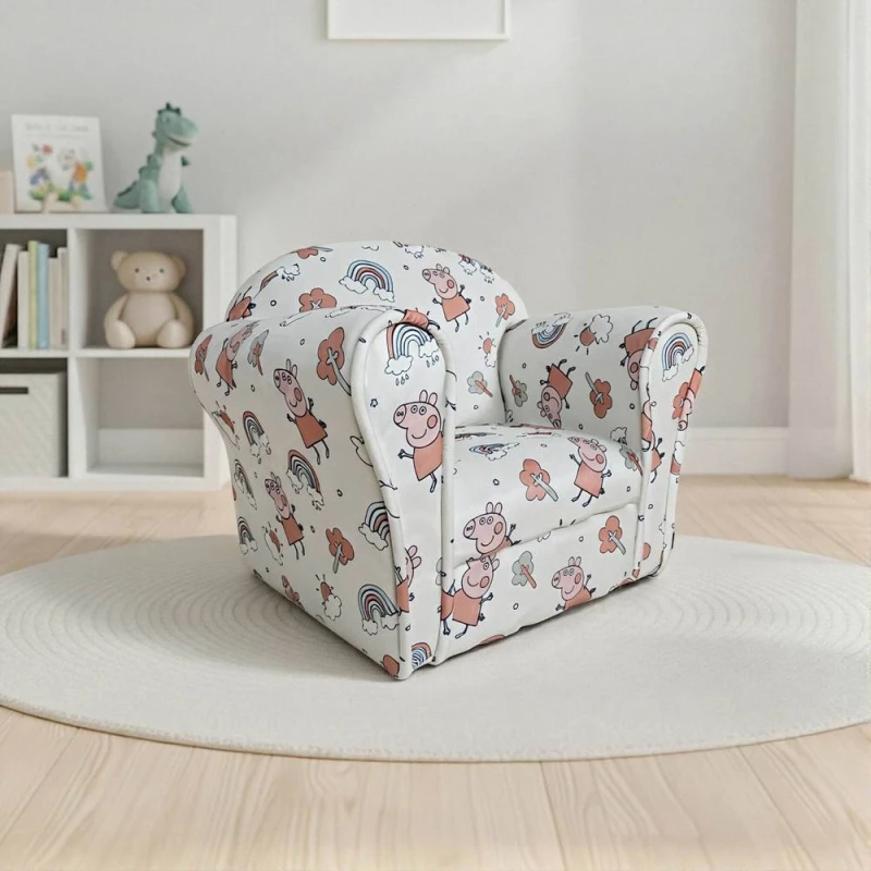 Image of KUDL Kids Mini Chair Peppa Pig White PPMCW
