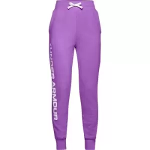 Image of Under Armour Fleece Joggers - Purple