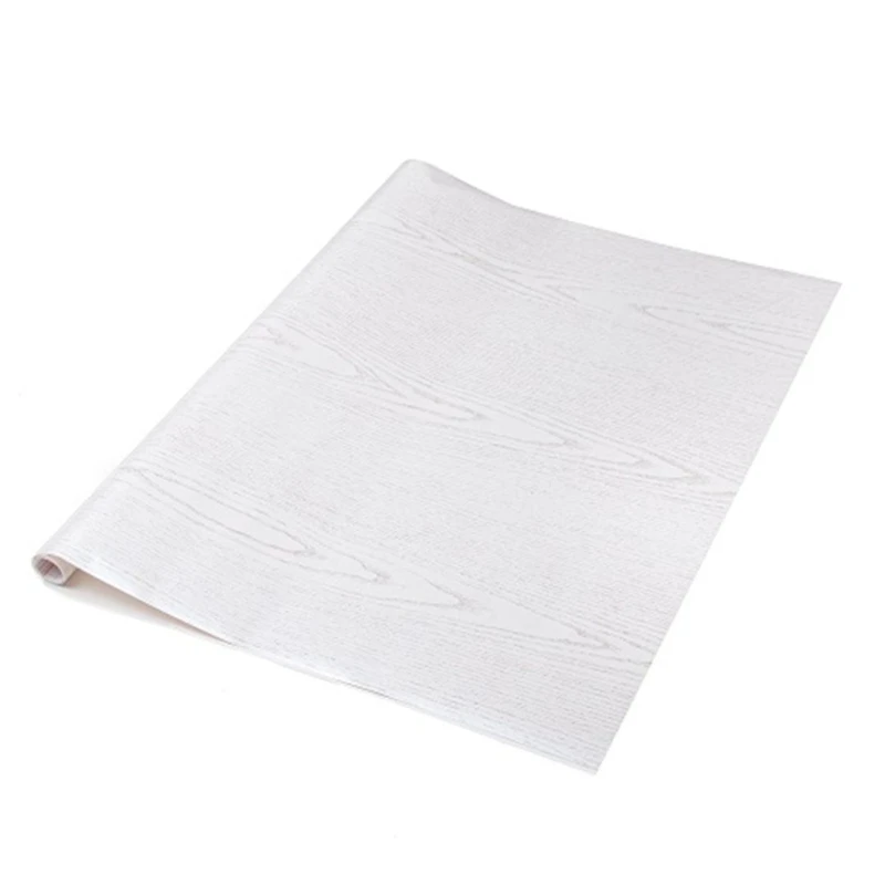 Image of D-C-Fix Pearlwood White Self Adhesive Vinyl Wrap Film Size: 900mm x 10000mm White Unisex 900mm x 10000mm