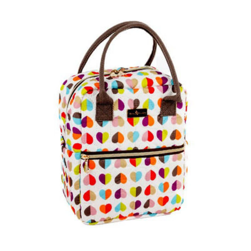 Image of Beau & Elliot Oxford Quilted Confetti Upright Lunch Bag, Multi 36719