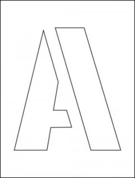 Image of 200mm Letter Stencil Kit