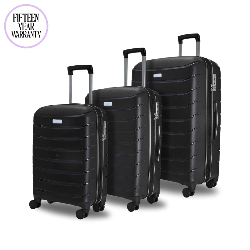 Image of Rock Prime Cabin Suitcases Black TR-0241-BLK-S