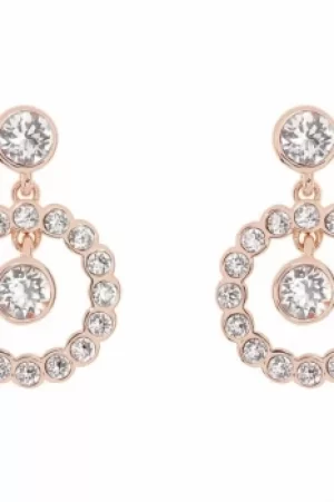 Image of Ted Baker Ladies Rose Gold Plated Corali Concentric Crystal Earring TBJ1333-24-02